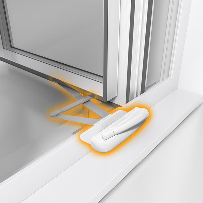 Nordik casement windows feature a Dual-arm operator for sashes over 22”.