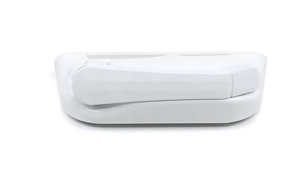 Nordik casement windows feature a Low-profile nesting crank handle.