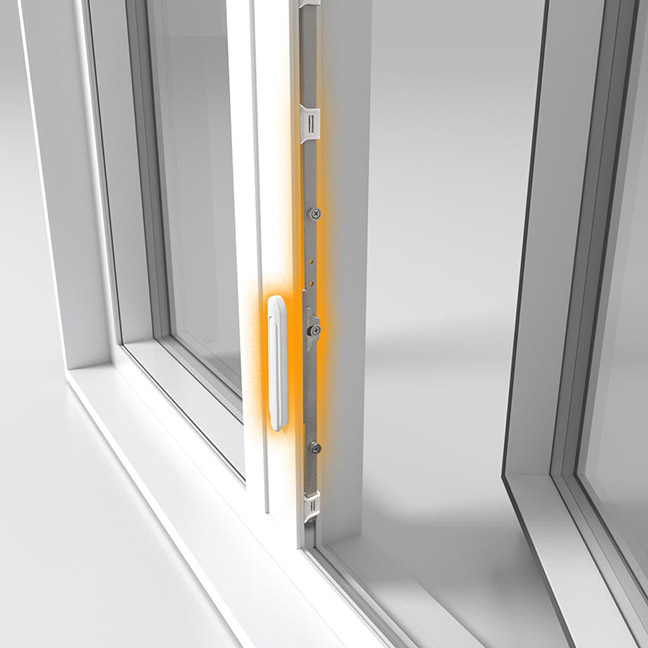 Nordik casement windows feature a NOVA® multi-point lock.