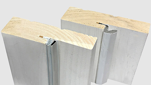 Nordik doors feature a Magnetic and Compression Weather Stripping.