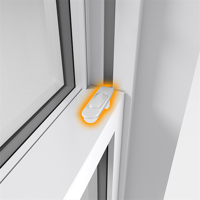 Nordik double hung windows features an integrated sash latch.