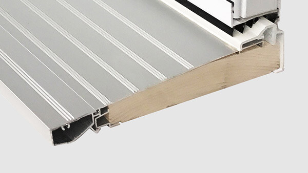 Nordik doors feature a Warm-Edge Clear Anodized Sill.