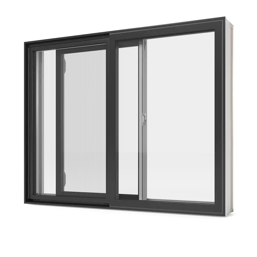 An image of a double slider window.