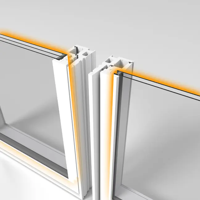 An image of dDuble-pane or triple-pane Argon-insulated glass unit