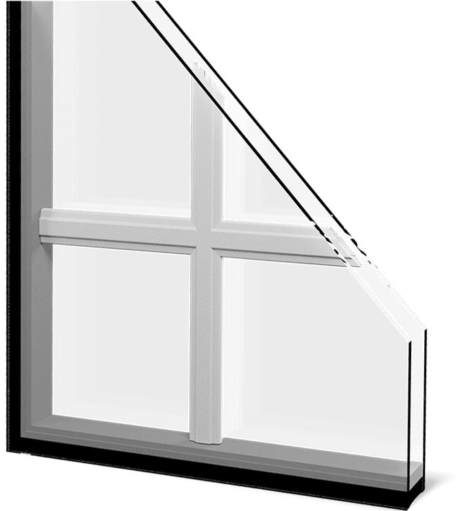 An example of a contour grille in a Nordik Window.