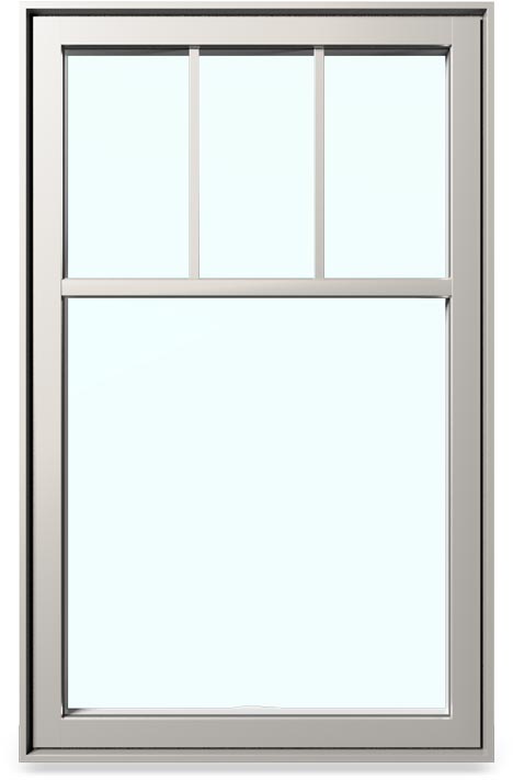 An example of a partial covering grille in a Nordik Window.